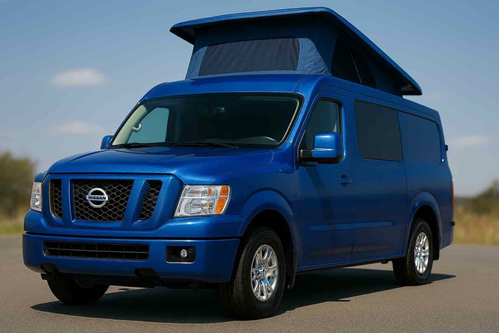 Nissan NV Cargo 2025 model campervan