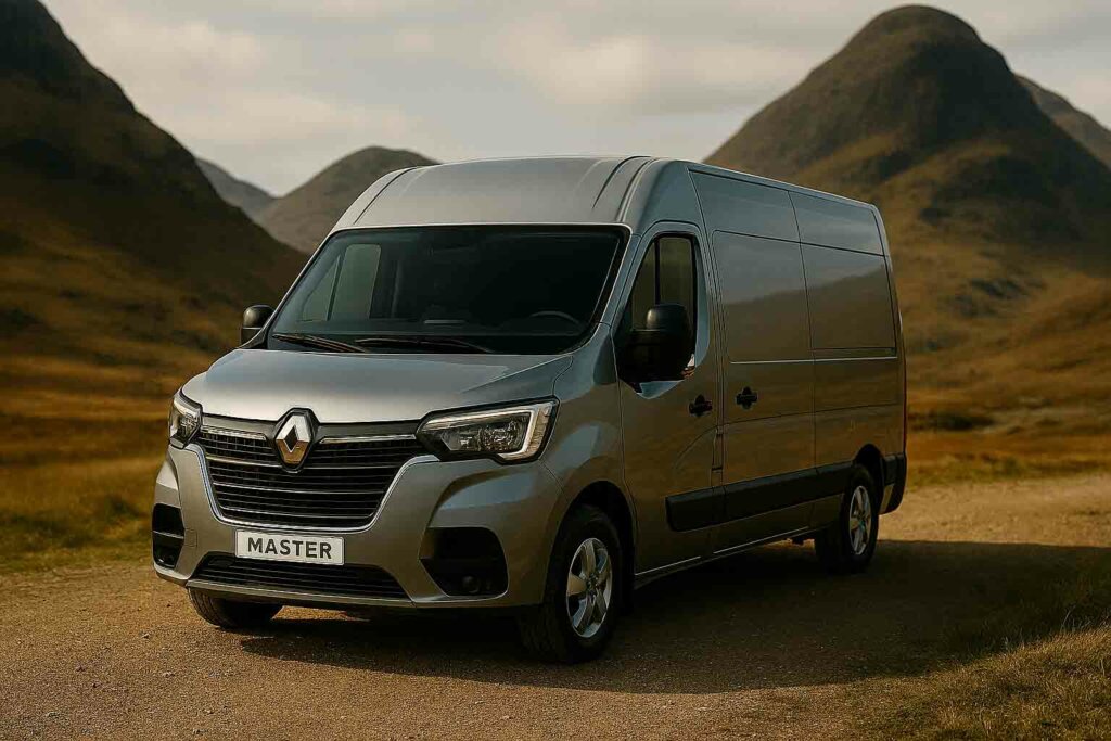Renault Master 2025 model campervan background o