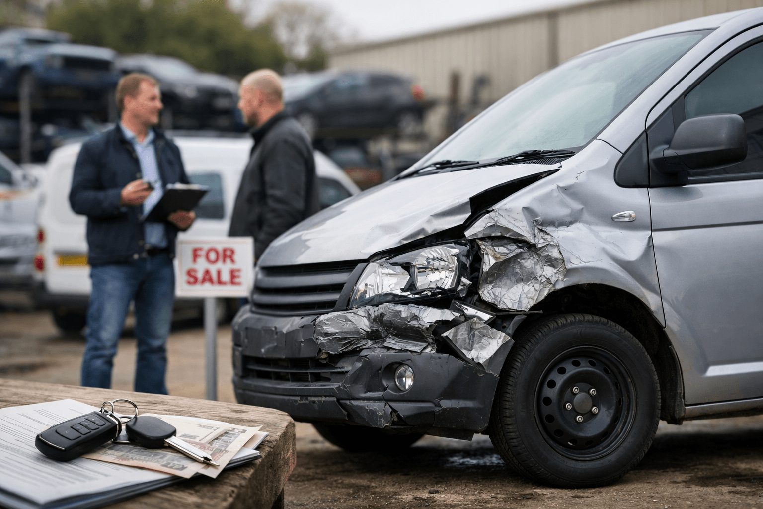 Selling Your Van After an Accident: A UK Seller’s Guide