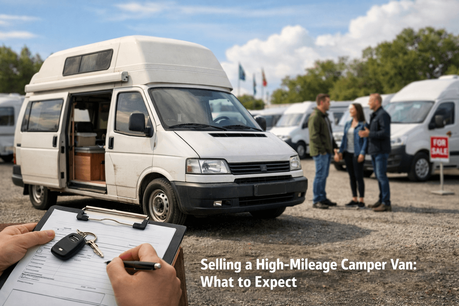 Selling a High-Mileage Camper Van: What to Expect