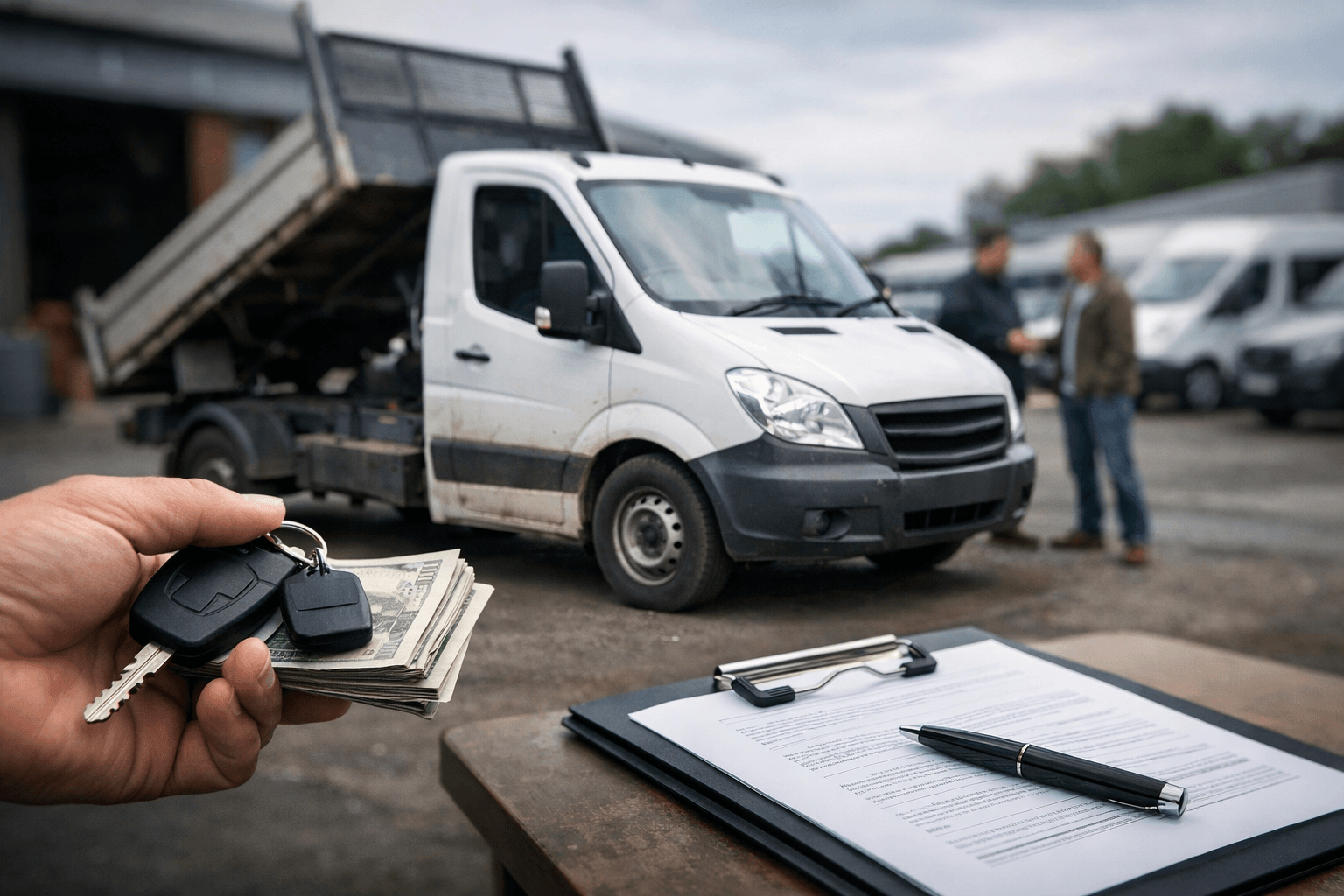 Selling a High Mileage Tipper Van: What to Expect